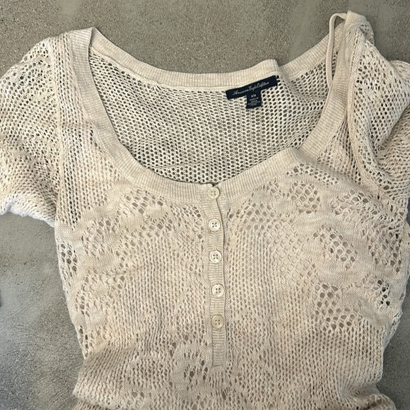 Vintage American Eagle Crochet Slip Dress - Picture 2 of 4